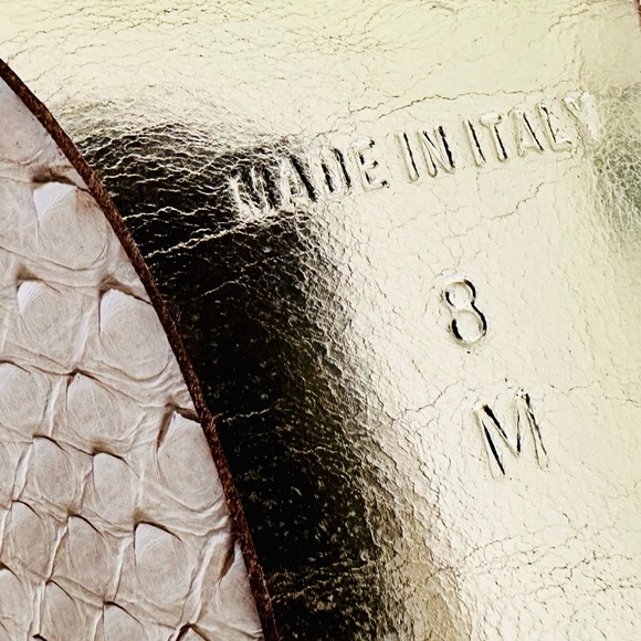 Vintage Michael Kors nude python heels - Picture 11 of 13